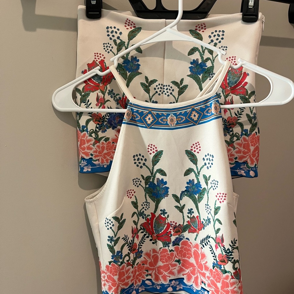Floral Print Short and Top Set